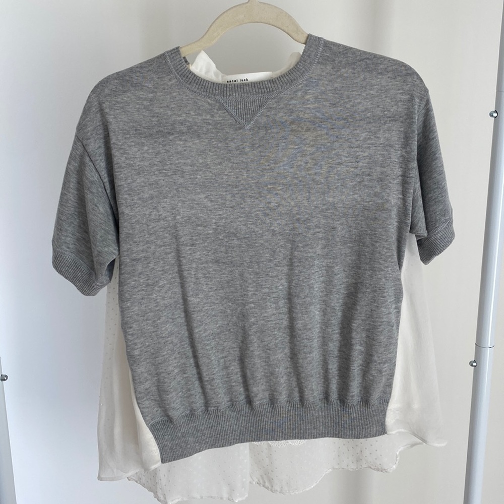 Sacai Luck Sweatshirt combo top